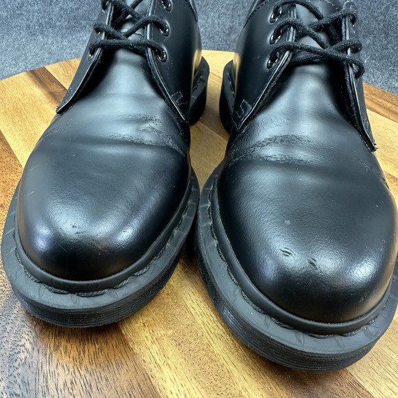 DOC DR. MARTENS 1461 Mono Smooth Black Leather Oxford Shoes Mens 5 Womens 6 - Picture 5 of 12